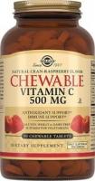 Витамин C 500 мг с малиновым вкусом (Vitamin C 500 mg Chewable Tablets-Сran Raspberry Flavor)
