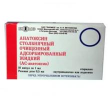 Анатоксин столбнячный очищенный адсорбированный жидкий (АС-анатоксин)