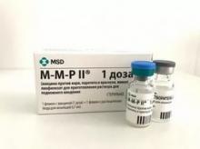 М-М-Р II (Вакцина против кори, паротита и краснухи, живая)